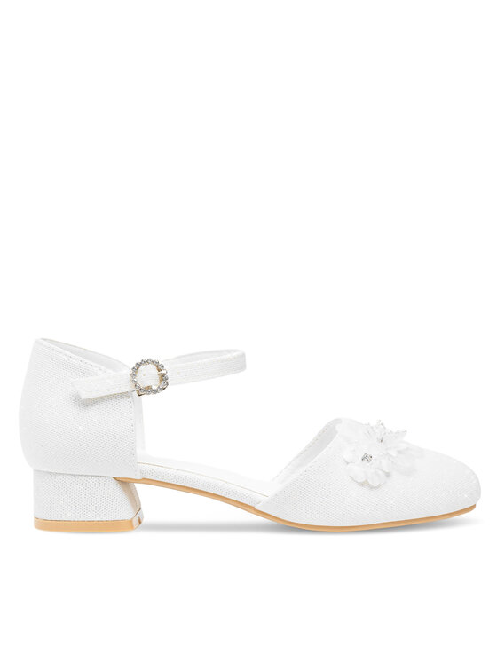 Nelli Blu Nelli Blu Polobotky CM230522-7 Bílá