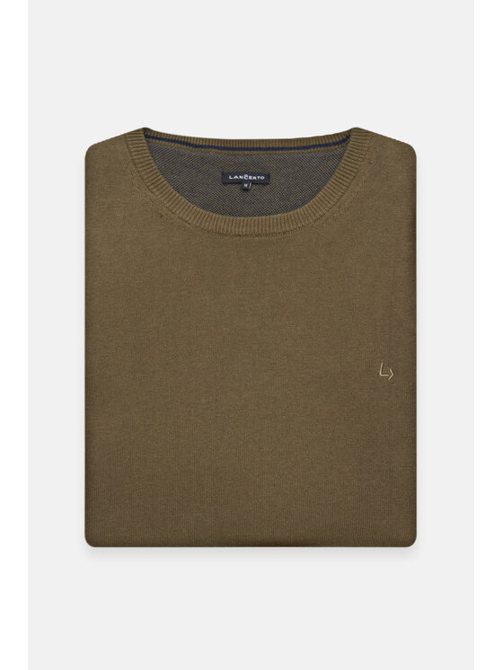 Lancerto Lancerto Sweter Morey SW073223000022 Zielony Regular Fit