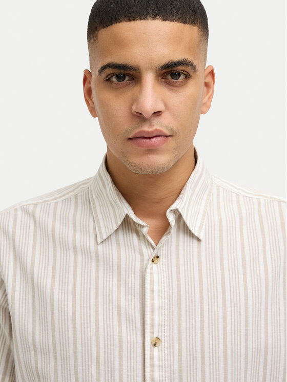 Jack&Jones Jack&Jones Cămașă Joshua 12269135 Bej Comfort Fit