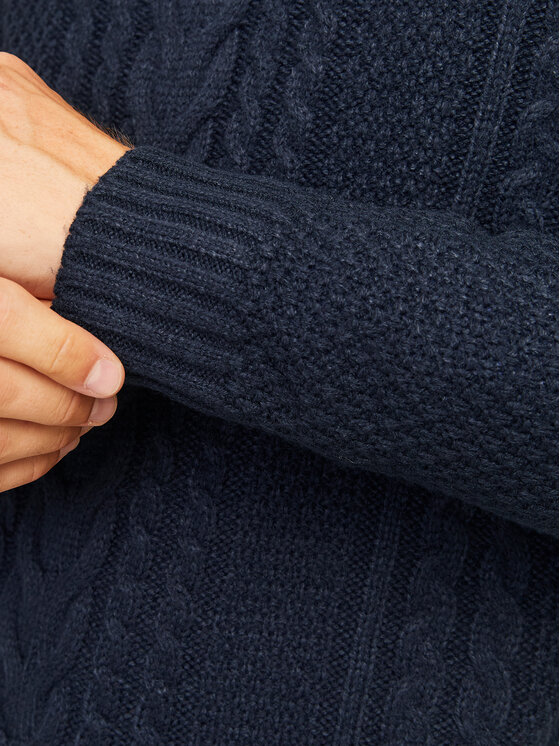Jack&Jones Jack&Jones Sweater Craig 12258480 Sötétkék Regular Fit