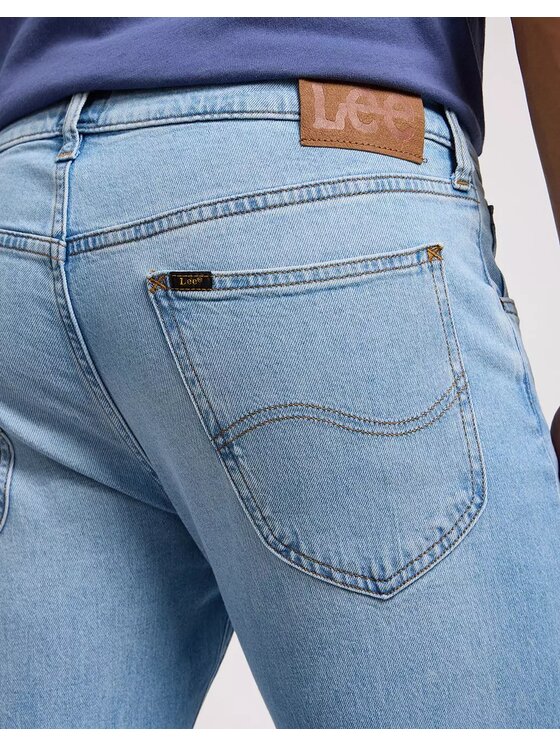 Lee Lee Jeansy DAREN ZIP FLY Niebieski Straight Fit