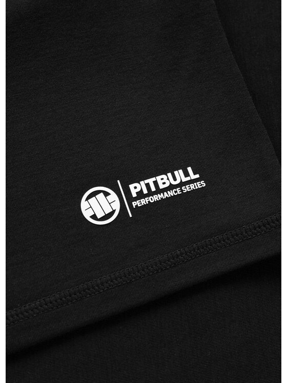 PITBULL PITBULL Koszulka techniczna Casual Sport HILLTOP Czarny Regular Fit