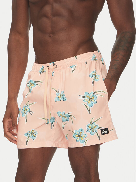 Badeshorts Quiksilver, Größe S Orange Everyday Straight Volley 15 EQYJV04121