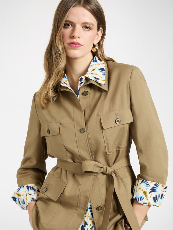 Elena Mirò Elena Mirò Giacca di transizione R003P000127N022 Marrone Regular Fit