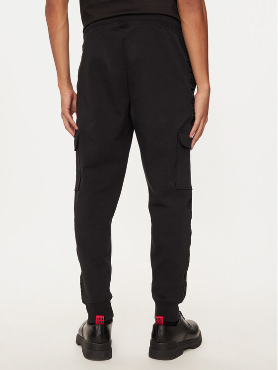 HUGO Hugo Sporta bikses Disland 50521407 Melns Regular Fit