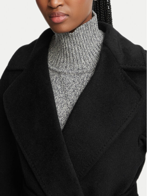 Weekend Max Mara Weekend Max Mara Вовняне пальто Tempera 2625016072 Чорний Regular Fit