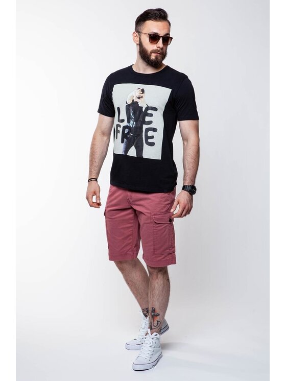 Lee Lee T-shirt PHOTO TEE Nero Regular Fit