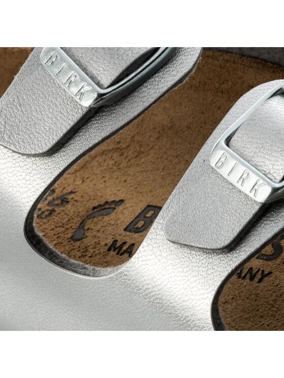Birkenstock florida graceful silver top