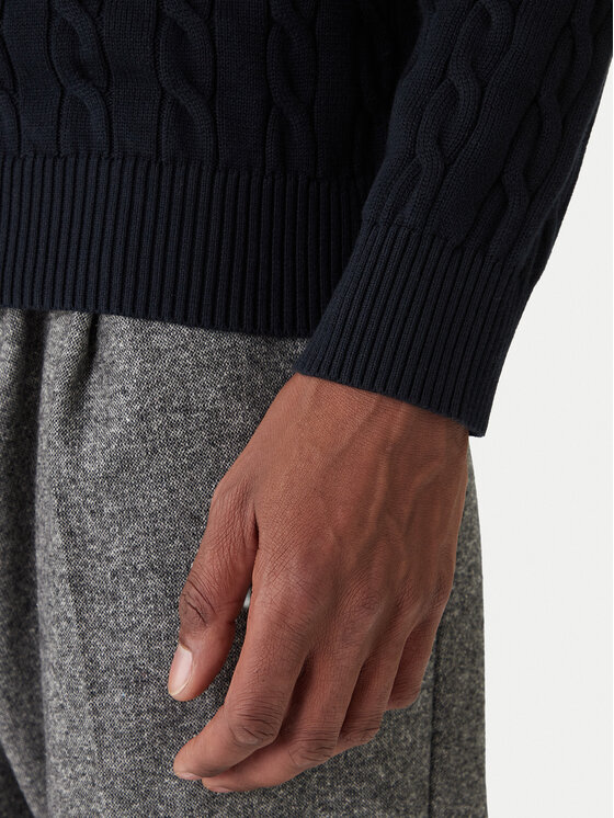 Gant Gant Strickjacke 8050604 Dunkelblau Slim Fit