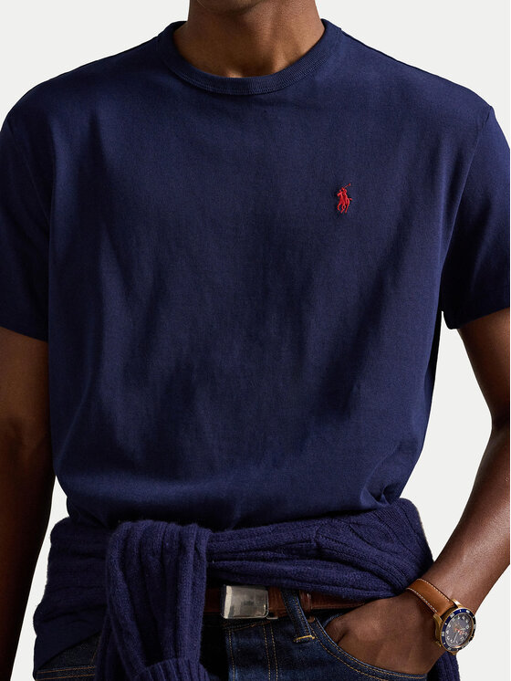 Polo Ralph Lauren Polo Ralph Lauren Marškinėliai Classics 710811284003 Tamsiai mėlyna Regular Fit