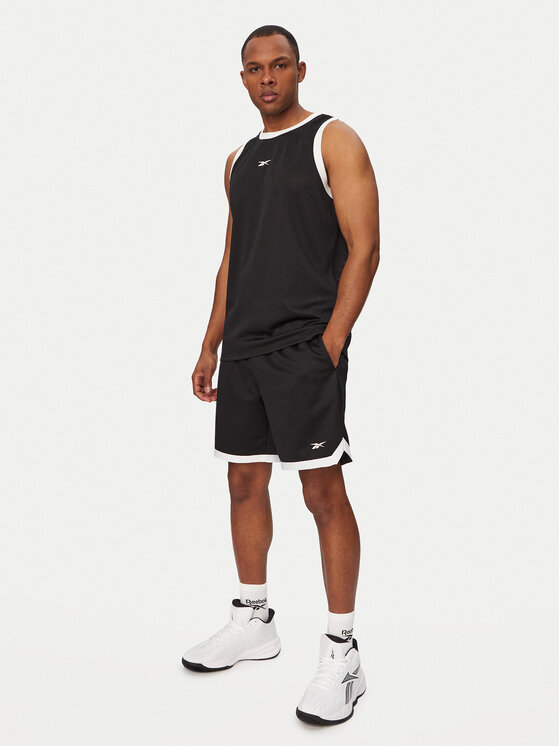 Reebok Reebok Sportiniai šortai Bartosz RK25881CCM Juoda Regular Fit
