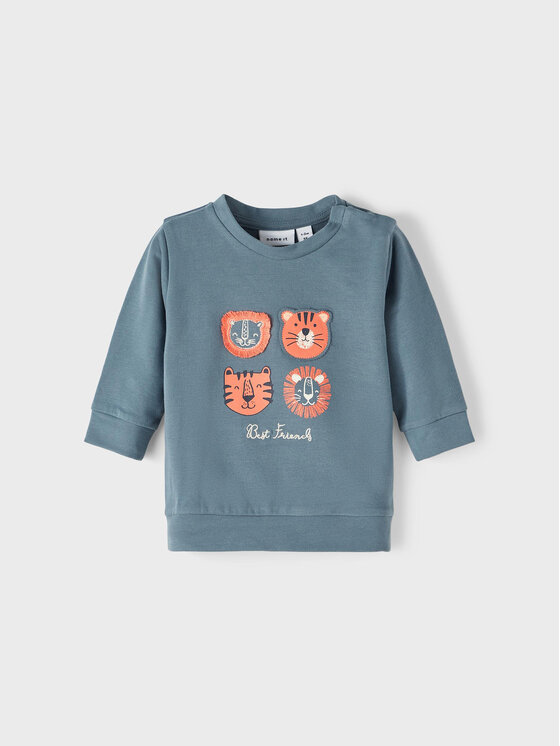 NAME IT NAME IT Суитшърт 13215627 Сив Regular Fit