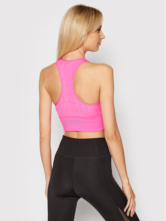 Puma Puma Reggiseno sportivo Mid Impact Fm Long Line 519564 Rosa