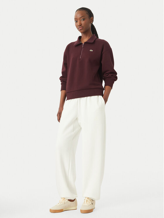 Lacoste Lacoste Суитшърт SF5271 Бордо Regular Fit