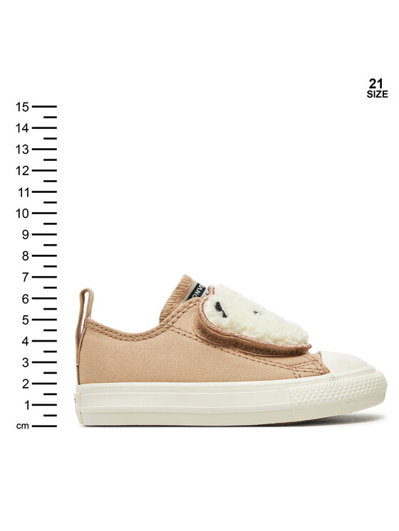 Converse Converse Trampki Chuck Taylor All Star One Strap Ox A10040C Beżowy