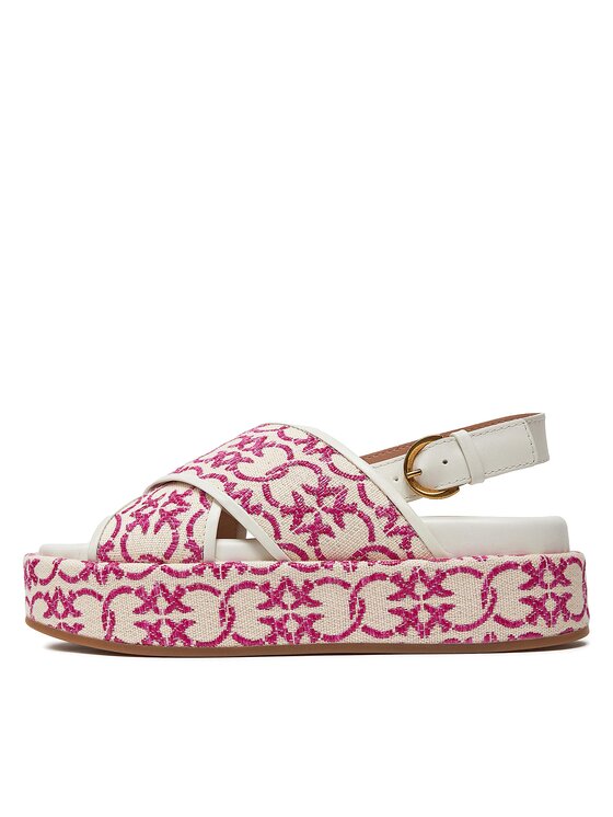 PINKO Pinko Sandále Flores 07 SD0061 T006 Écru