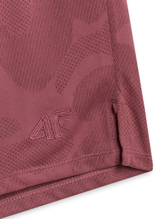 4F 4F Szorty sportowe BASKETBALL Bordowy Loose Fit