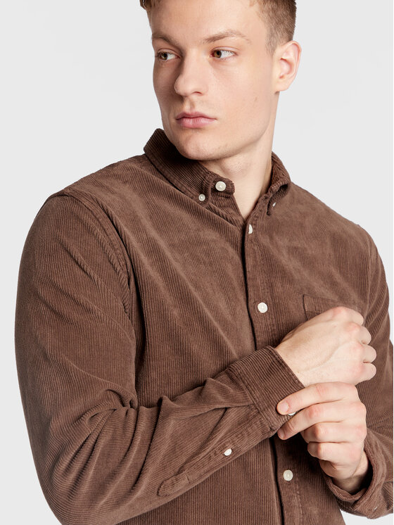 Redefined Rebel Redefined Rebel Košulja Sean 184058 Smeđa Regular Fit