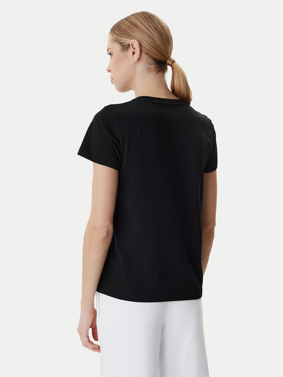 Guess Jeans Guess Jeans Тишърт W6RI18 J1314 Черен Regular Fit