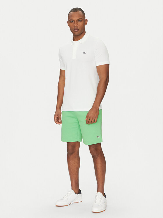 Lacoste Lacoste Αθλητικό σορτς GH9627 Πράσινο Regular Fit