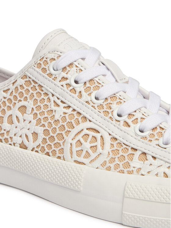 Guess Guess Sneakers aus Stoff FLJCR2 FAP12 Weiß