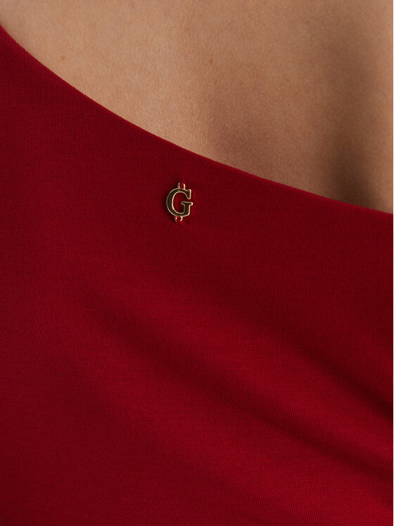 Guess Guess Блуза W6RP02 KC1J2 Червен Regular Fit