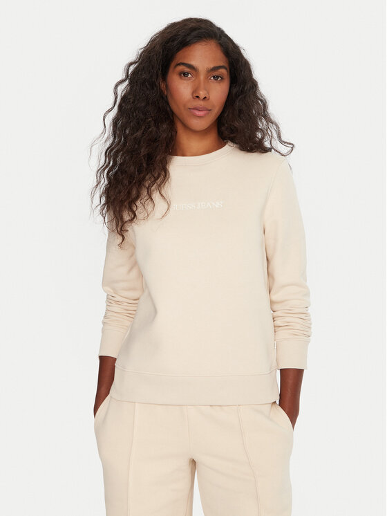 Guess Jeans Guess Jeans Sweatshirt W4YQ10 KC811 Beige Regular Fit