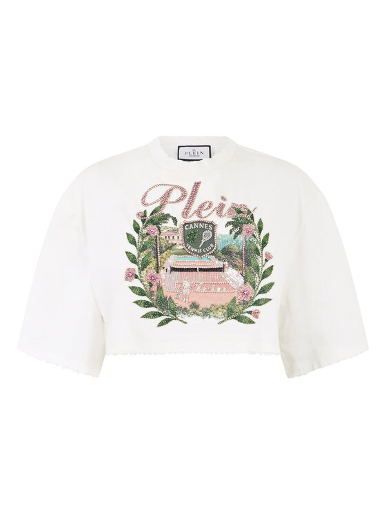 PHILIPP PLEIN PHILIPP PLEIN T-Shirt 30526 Biały Regular Fit