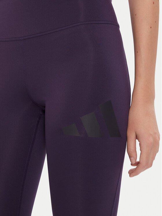adidas adidas Легінси Train Essentials Big Logo JX4758 Фіолетовий Slim Fit