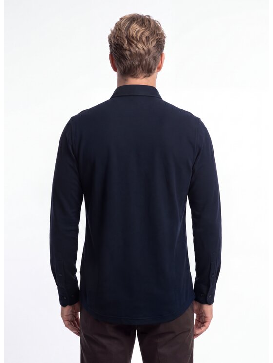 Pako Lorente Pako Lorente Koszula P26WF-1X-015 Granatowy Classic Fit