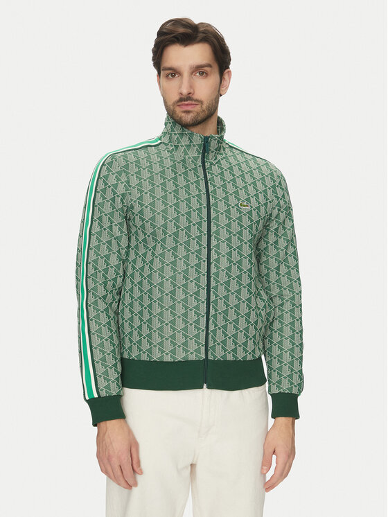 Lacoste Lacoste Світшот SH1368 Зелений Regular Fit