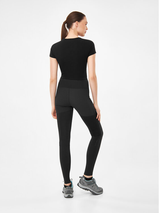 Viking Viking Legginsy Levanta Lady Czarny Slim Fit