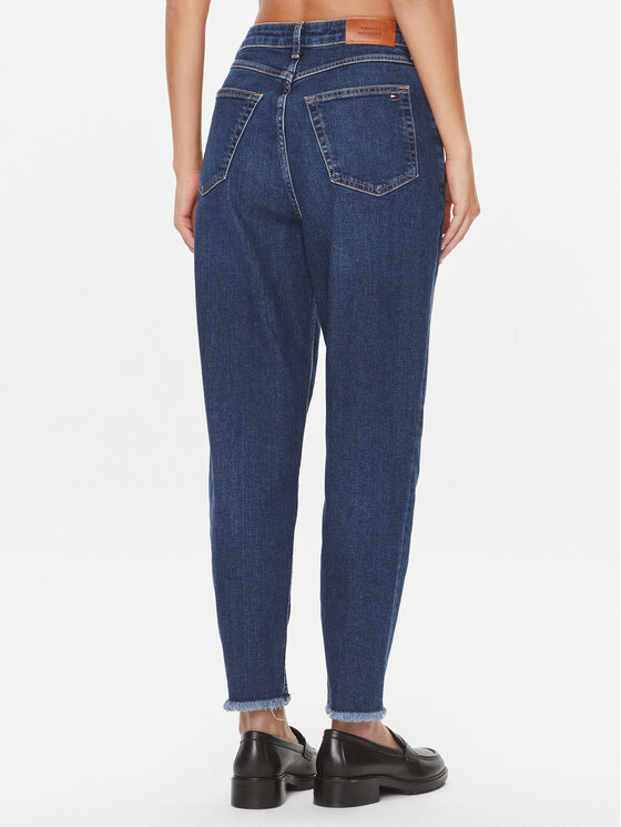 Tommy Hilfiger Tommy Hilfiger Džinsai Ada WW0WW39603 Mėlyna Carrot Fit