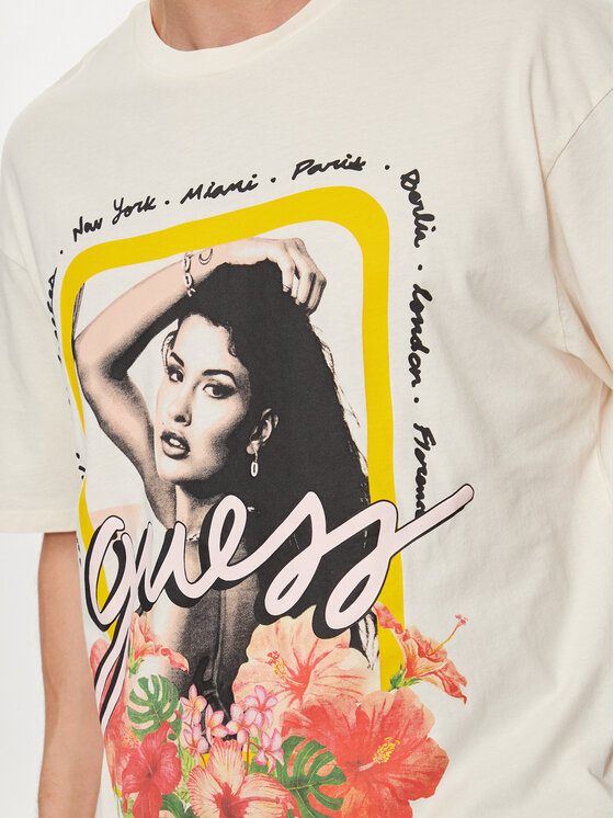 Guess Guess T-särk M4GI12 K9RM1 Beež Regular Fit