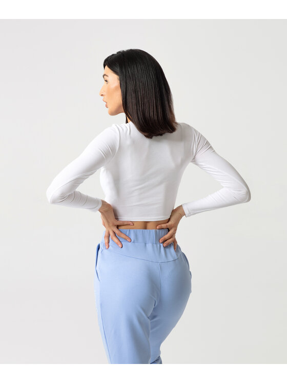Carpatree Carpatree Top TopGaia Biały Fitted Fit