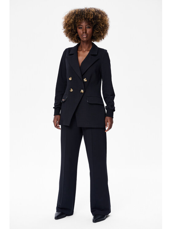 blue shadow blue shadow Marynarka Campari Czarny Regular Fit
