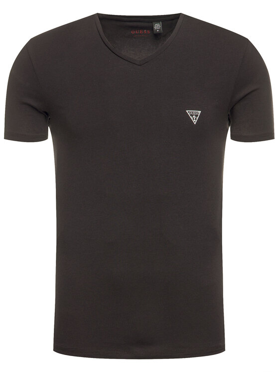 Guess Guess T-Shirt U97M01 JR003 Schwarz Slim Fit