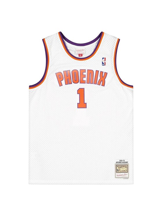 Mitchell & Ness Mitchell & Ness Tank top ALTERNATE JERSEY SUNS 2002 ANFERNEE HARDAWAY Biały Regular Fit