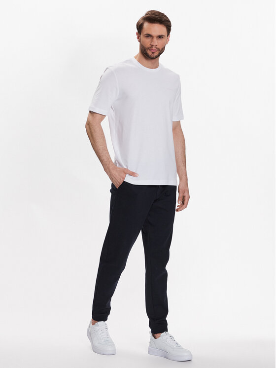 Bugatti Bugatti T-Shirt 8350 35191 Λευκό Regular Fit