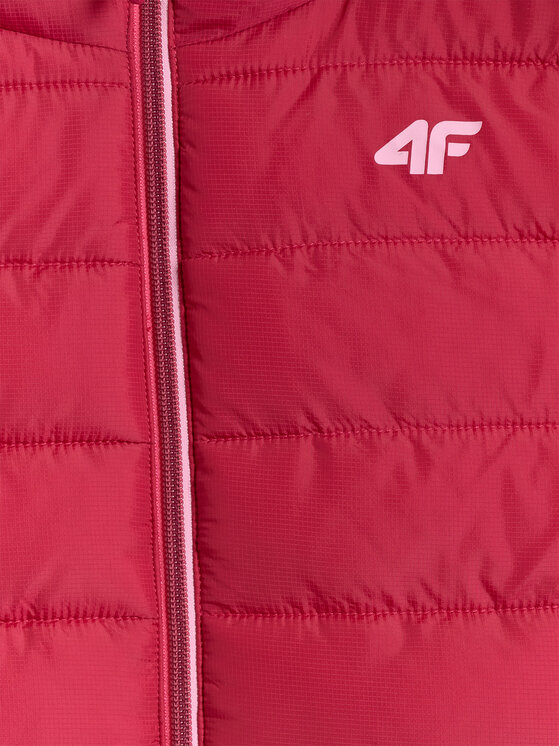 4F 4F Kamizelka OUTERWEAR Różowy Regular Fit
