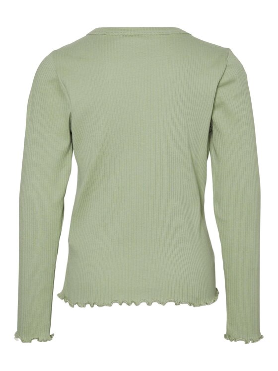 Vero Moda Girl Vero Moda Girl Pletena jopica Lavender 10279811 Zelena Regular Fit