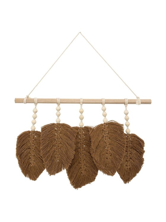 MIAhome MIAhome Dekoracja ścienna Leaf 58 cm Brązowy