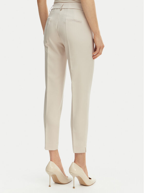 Maryley Maryley Riidest püksid 26EB52Z/43LA Helebeež Regular Fit