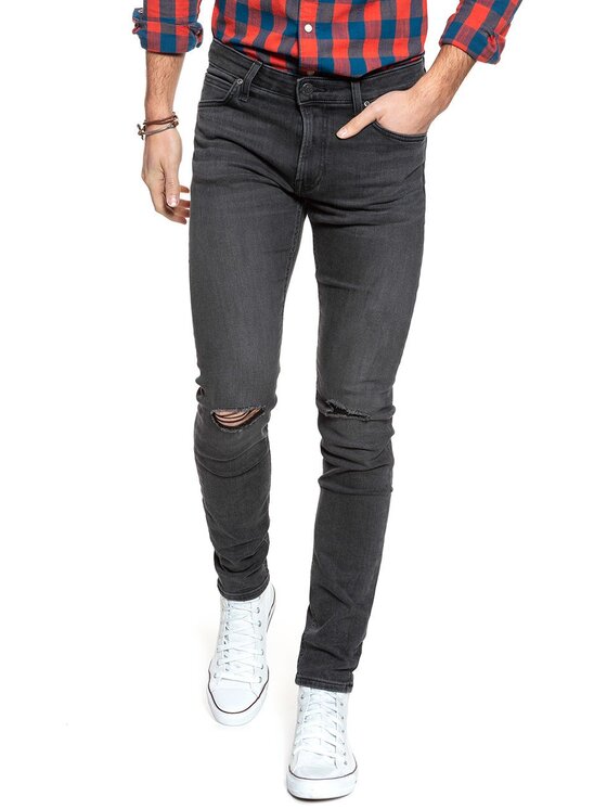 Lee Lee Jeansy MALONE Szary Skinny Fit