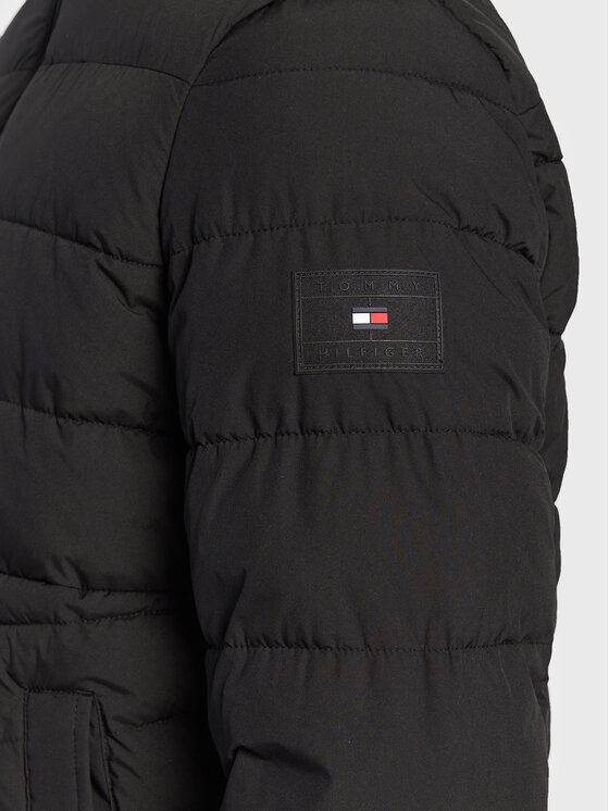 Tommy Hilfiger Tommy Hilfiger Giubbotto invernale Branded Stand MW0MW29011 Nero Regular Fit