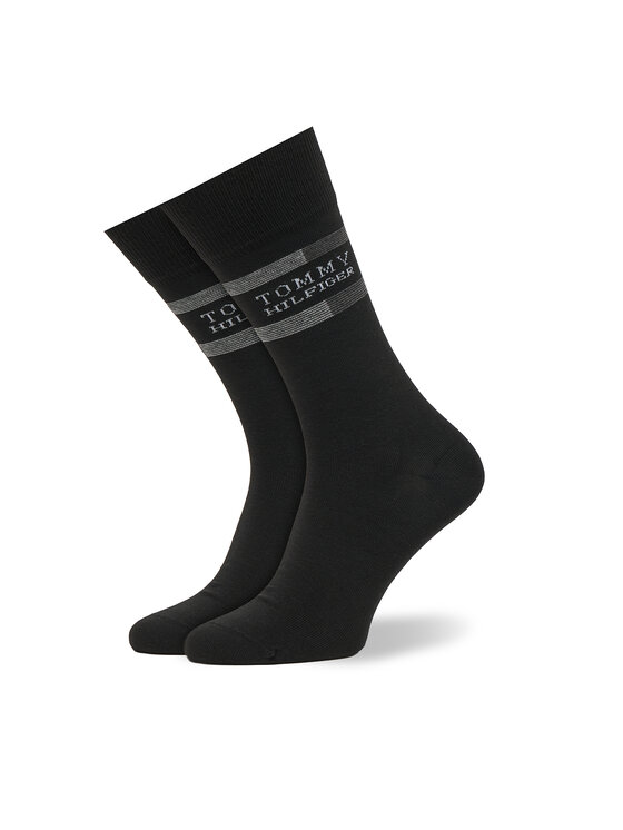 Tommy Hilfiger Tommy Hilfiger Довгі шкарпетки 701235376 Чорний