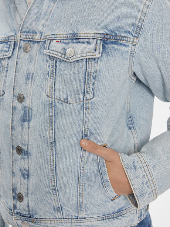 Tommy Jeans Tommy Jeans Traper jakna DW0DW16991 Plava Regular Fit