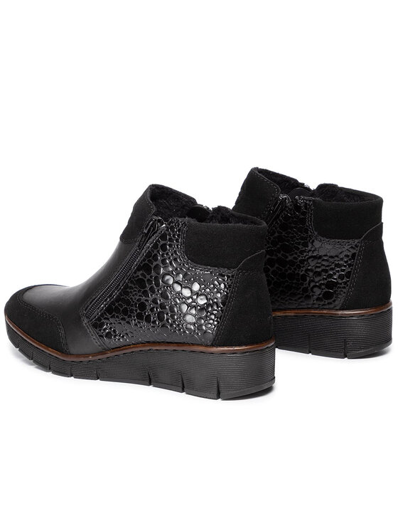 Rieker Rieker Botine 53782-00 Negru