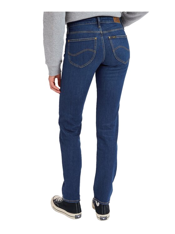 Lee Lee Jeansy 112376636 Granatowy Regular Fit