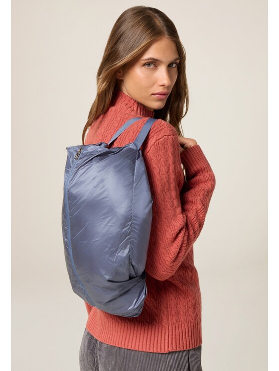 Oltre Oltre Giubbotto piumino F617R001433N004 Turchese Baggy Fit